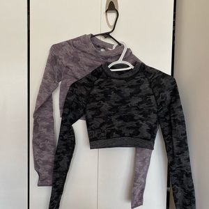 Gymshark camo long sleeve bundle